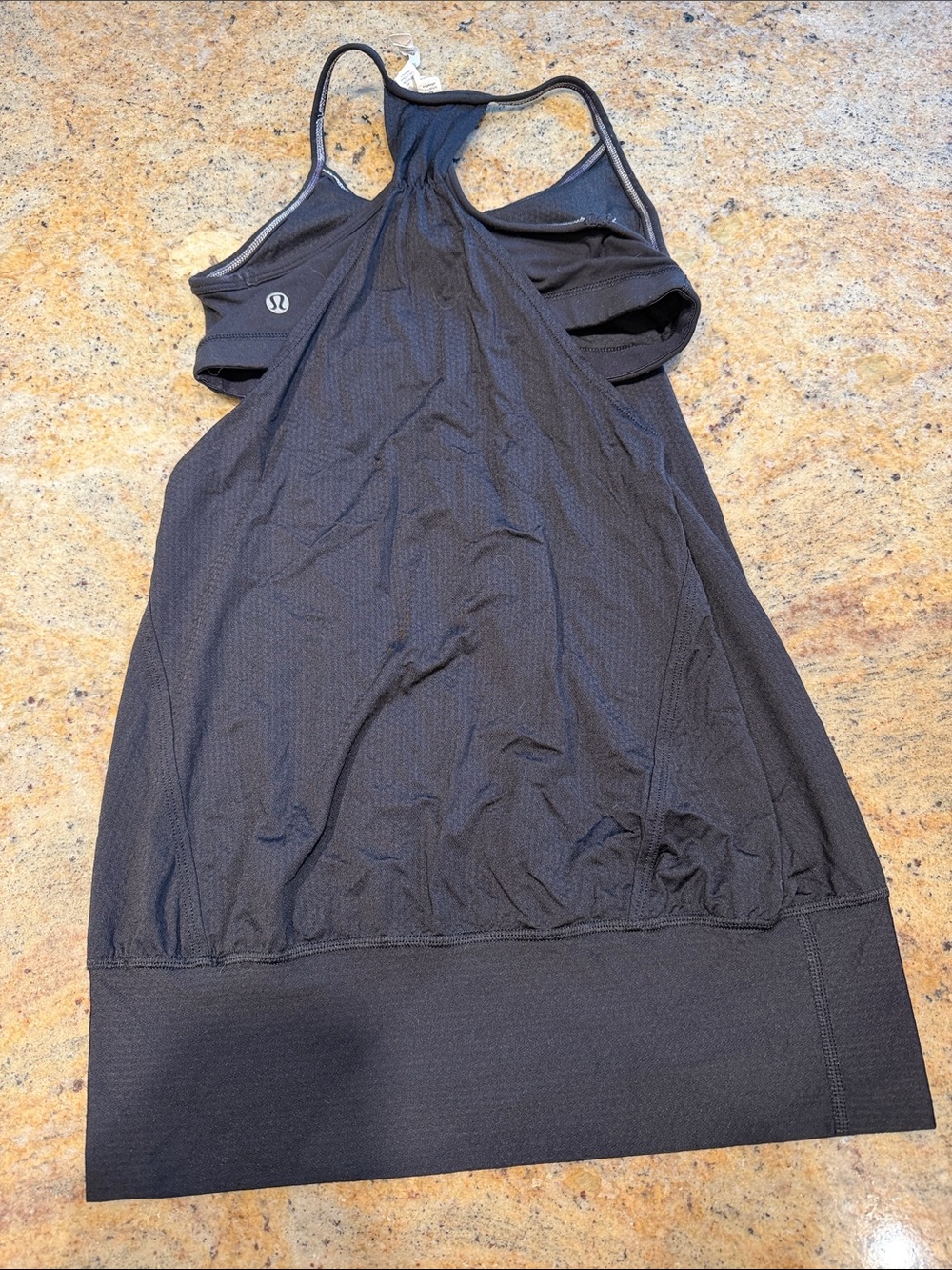 lululemon athletica Black Racerback Performance Tank